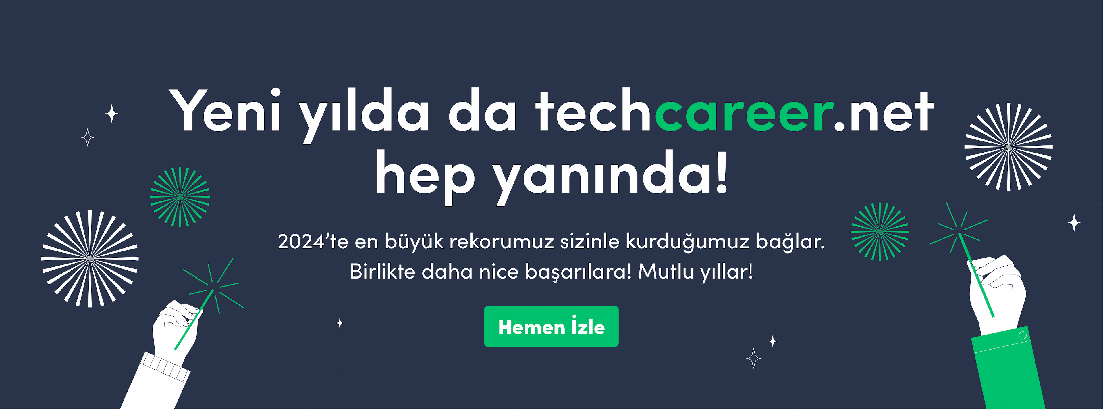 Yeni yıl, Mutlu yıllar, techaceer.net, ücretsiz eğitimler, yazılım eğitimleri, ücretsiz yazılım eğitimleri, bootcamp, workshop, ücretsiz bootcamp, yazılım, free education