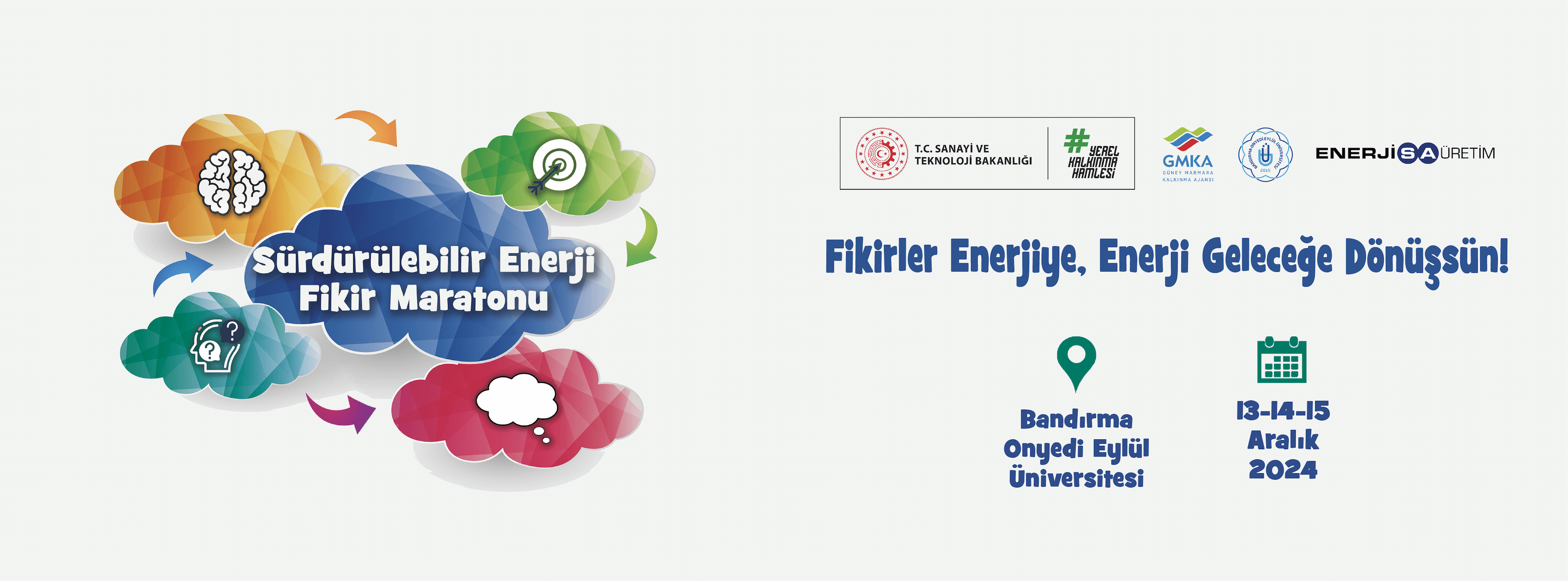 Sürdürülebilir Enerji Fikir Maratonu, Ideathon, Bandırma Onyedi Eylül Üniversitesi, Güney Marmara Kalkınma Ajansı