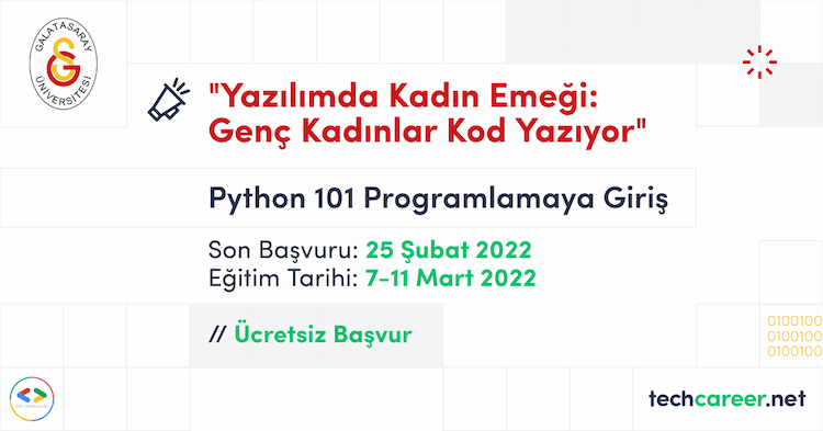 Galatasaray Üniversitesi Python 101 Bootcamp