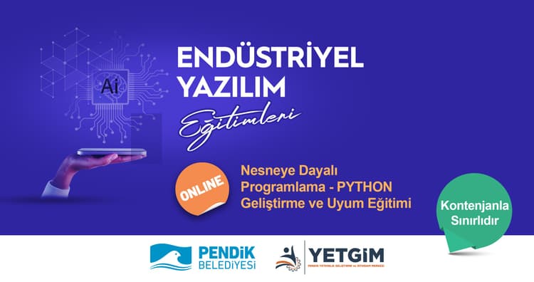 Pendik YETGİM Nesneye Dayalı Programlama - Python Geliştirme ve Uyum Eğitimi - III