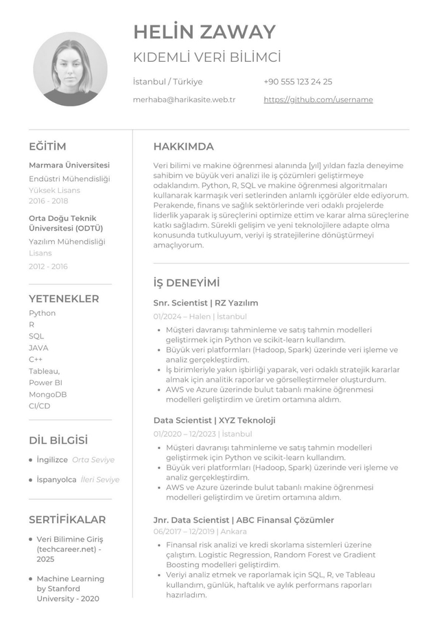 Data Scientist CV